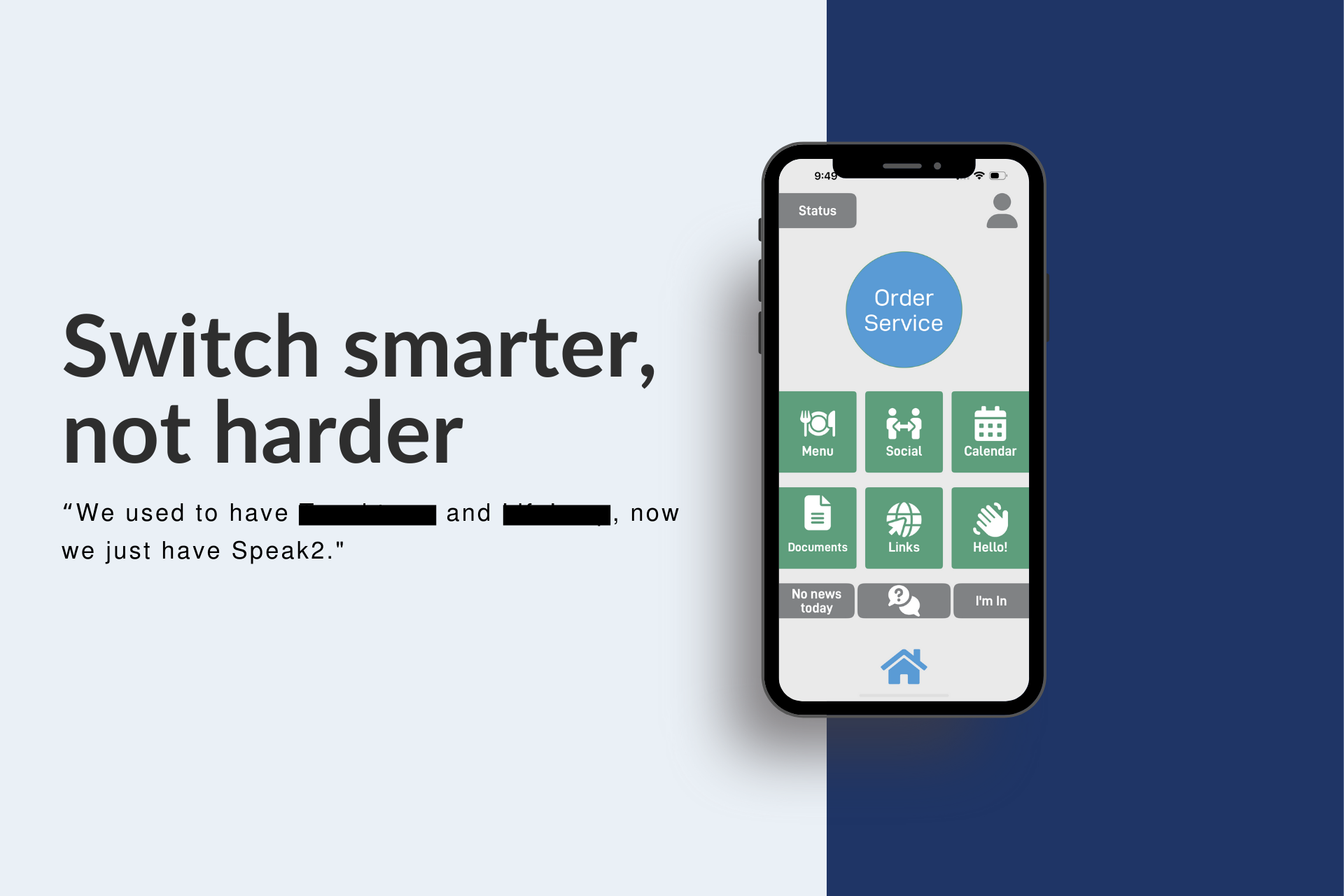 Switch to Speak2 at No Cost