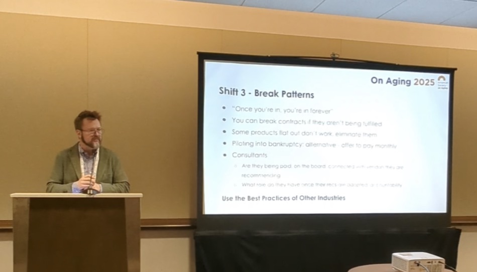 OnAging 2025 — American Society on Aging — Matt Smith speaking