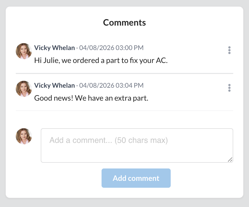 Speak2 social features for residents and families
